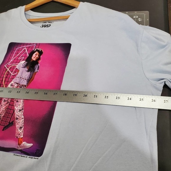 Saved By The Bell T-Shirt Womens Plus XXL Tall Crop Top Kelly Kapowski 90s Retro - Picture 9 of 10